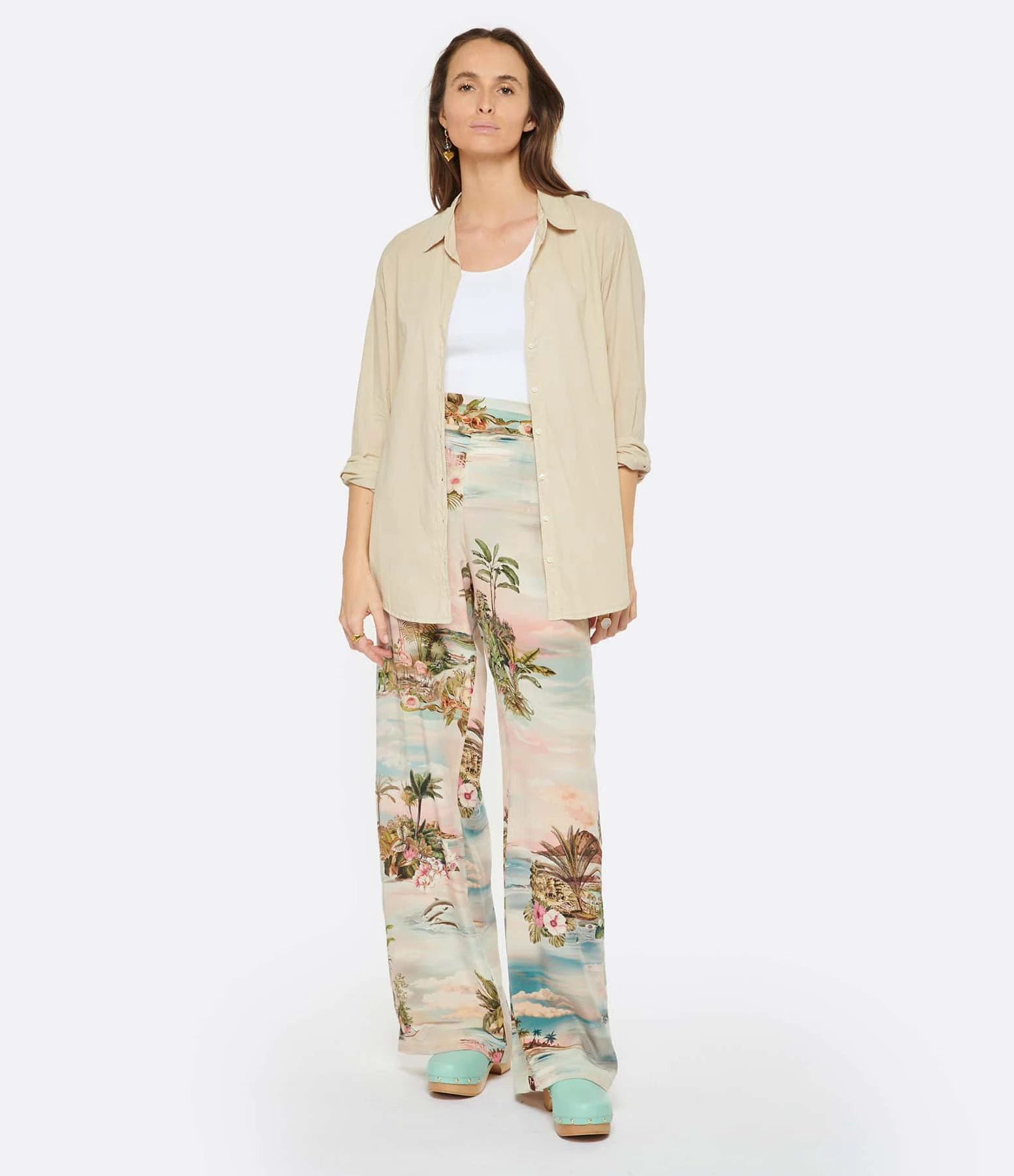 Momoni Pantalon Baccarat Soie Rose – Image 6