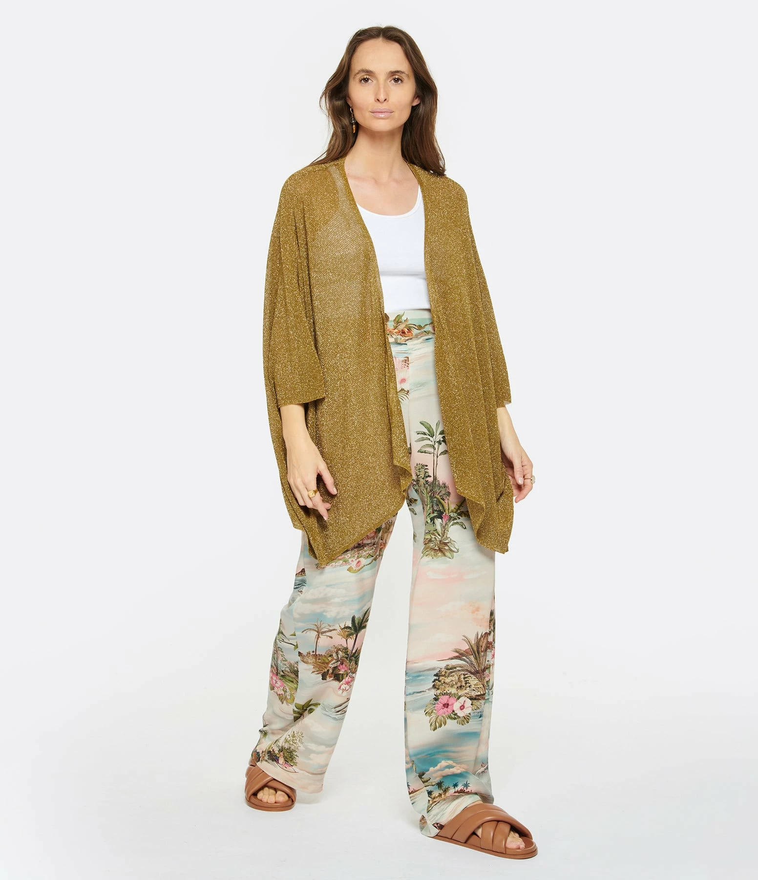 Momoni Pantalon Baccarat Soie Rose – Image 7