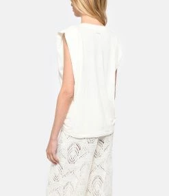 Momoni Tee-shirt Enna Lin Blanc 9 Momoni Tee-shirt Enna Lin Blanc -Boutique de vente ZIMMERMANN momon look20230222 81