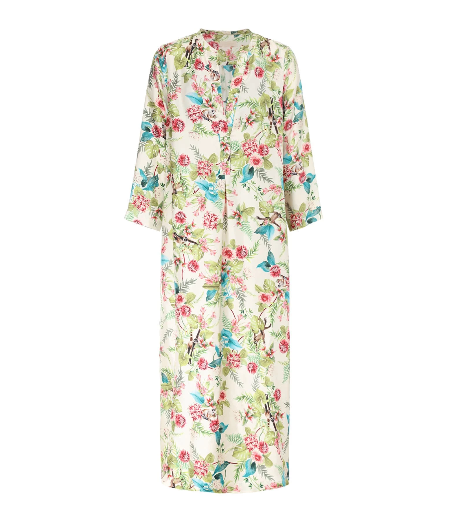 Momoni Robe Janie Soie Fleur