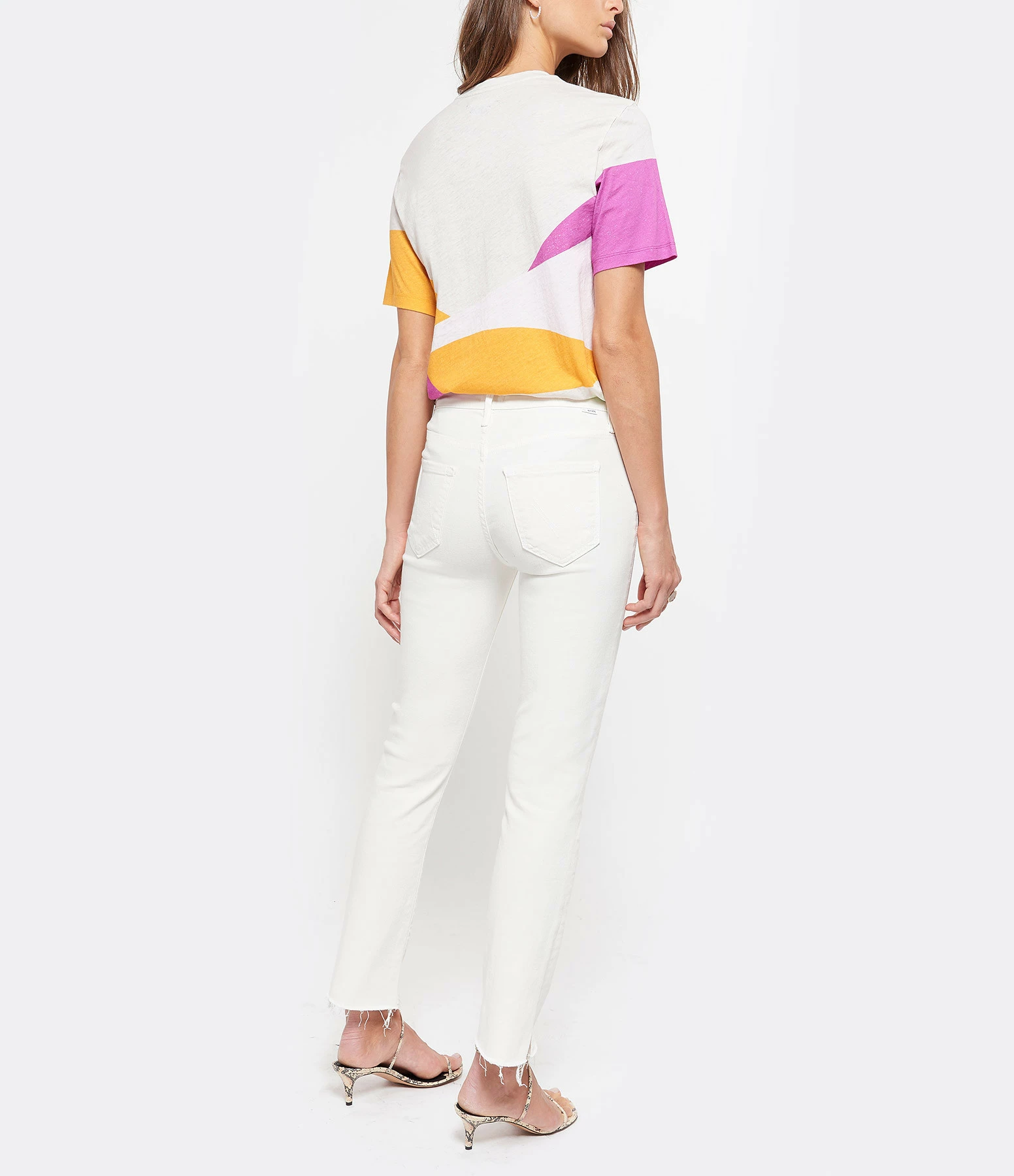 MOTHER Jean The Rascal Ankle Snippet Cream Puff – Image 7