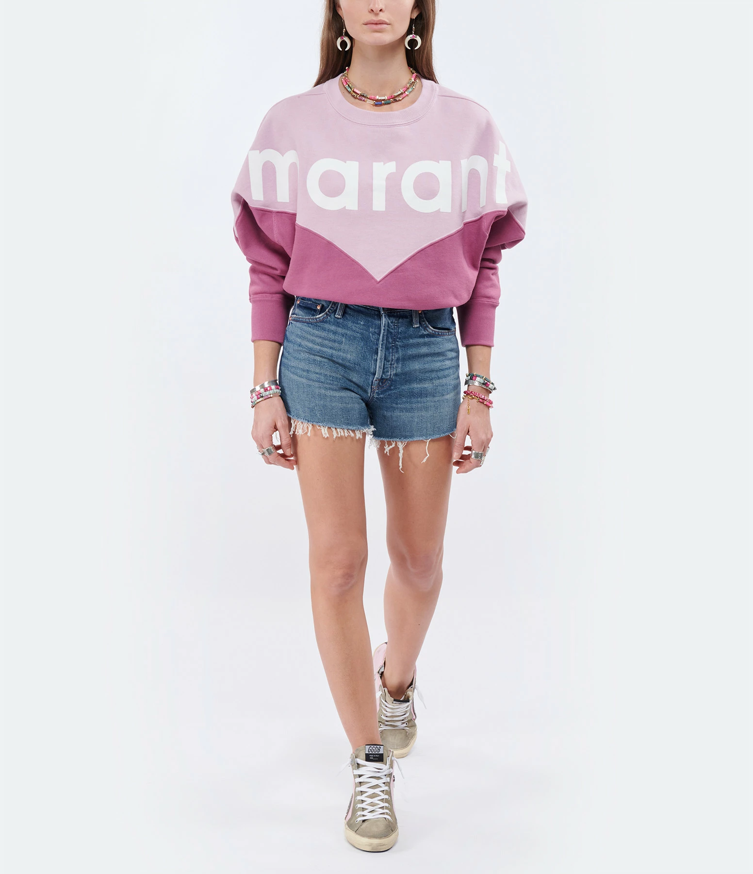 MOTHER Short The Tomcat Kick Fray Denim Playing With Scissor – Image 3