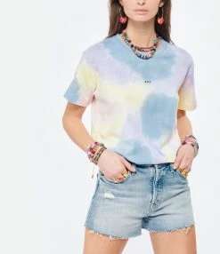 MOTHER Short The Tomcat Kick Fray Denim True Confession 17 MOTHER Short The Tomcat Kick Fray Denim True Confession -Boutique de vente ZIMMERMANN mothe look20220125 31