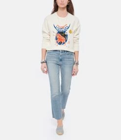 MOTHER Sweatshirt The Square Coton Cosmic 10 MOTHER Sweatshirt The Square Coton Cosmic -Boutique de vente ZIMMERMANN mothe look20220126 236