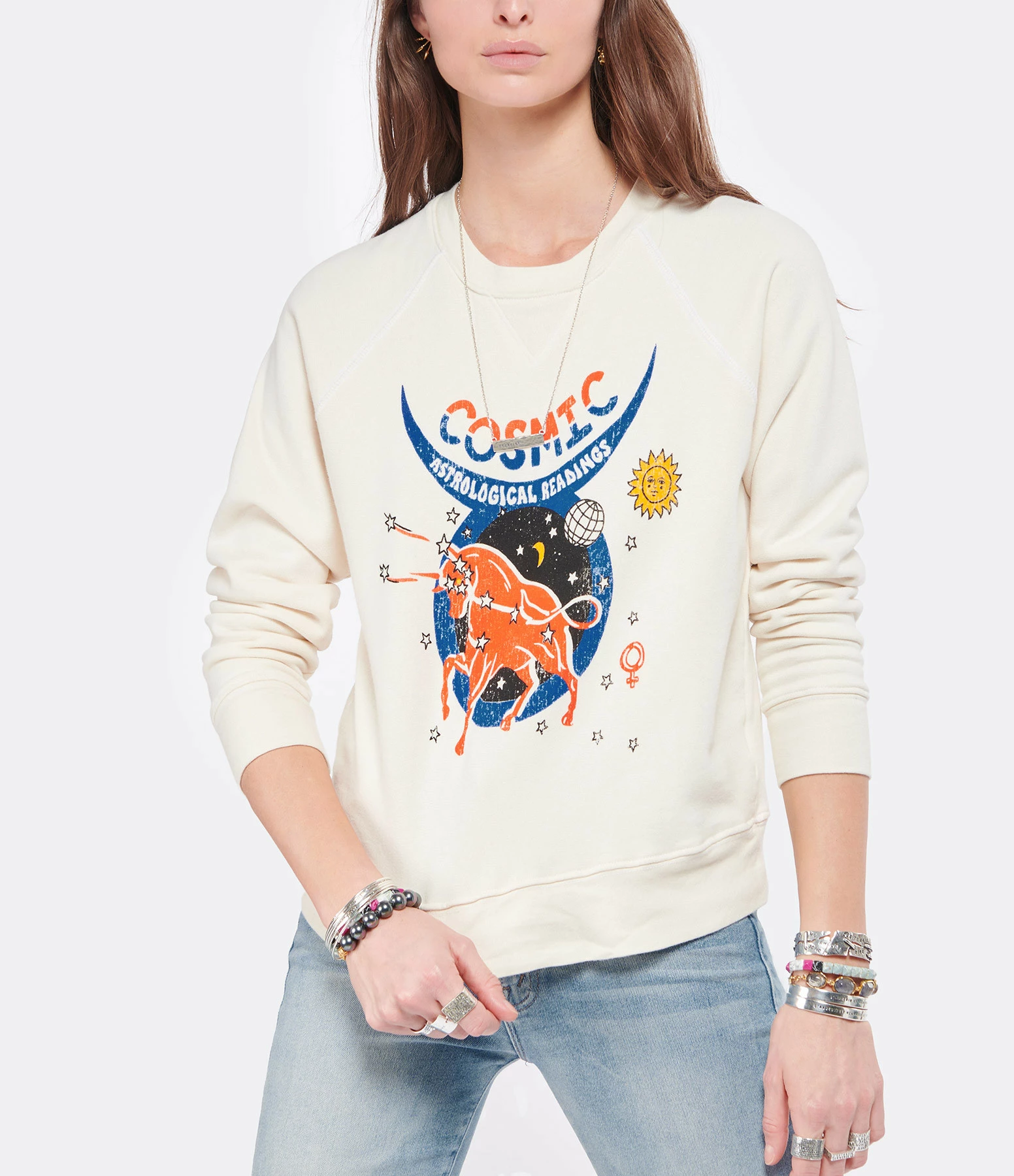 MOTHER Sweatshirt The Square Coton Cosmic 5 MOTHER Sweatshirt The Square Coton Cosmic – Image 3