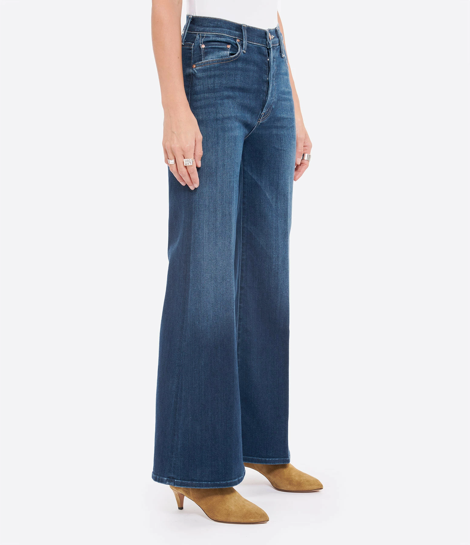 MOTHER Jean The Tomcat Roller Coton Sweet Lime – Image 4