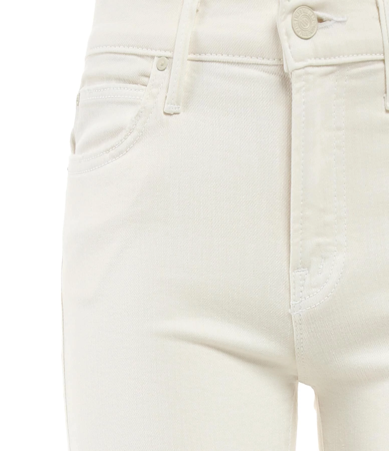 MOTHER Jean The Rascal Ankle Snippet Cream Puff – Image 2