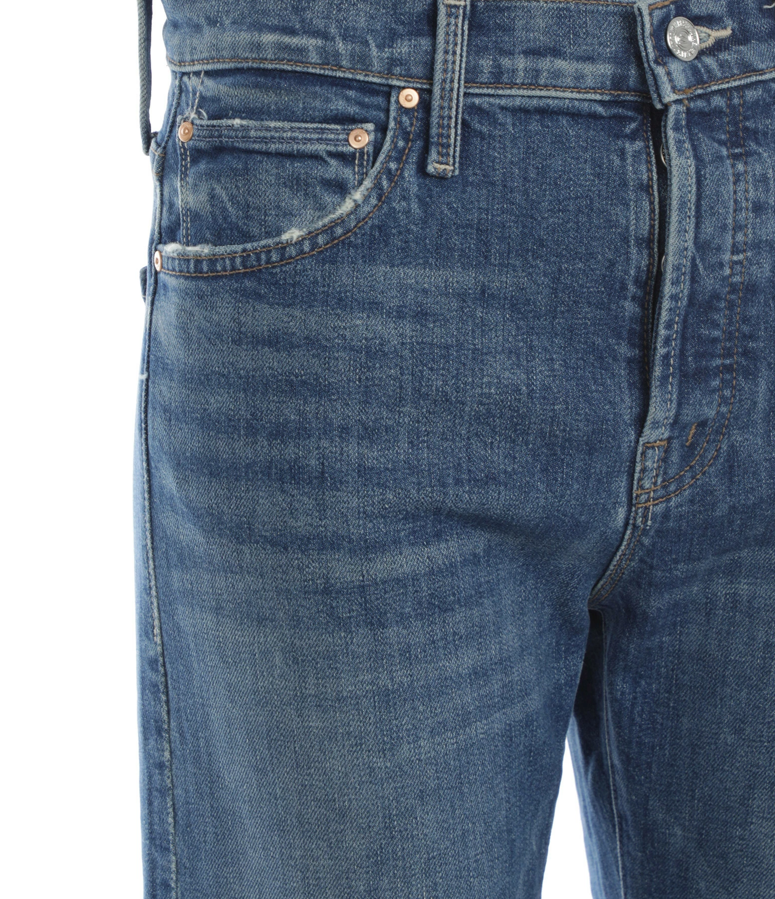 MOTHER Jean The Ditcher Crop Denim Running With Scissor – Image 2