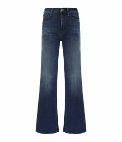 MOTHER Jean The Hustler Roller Heel Denim High Fidelity