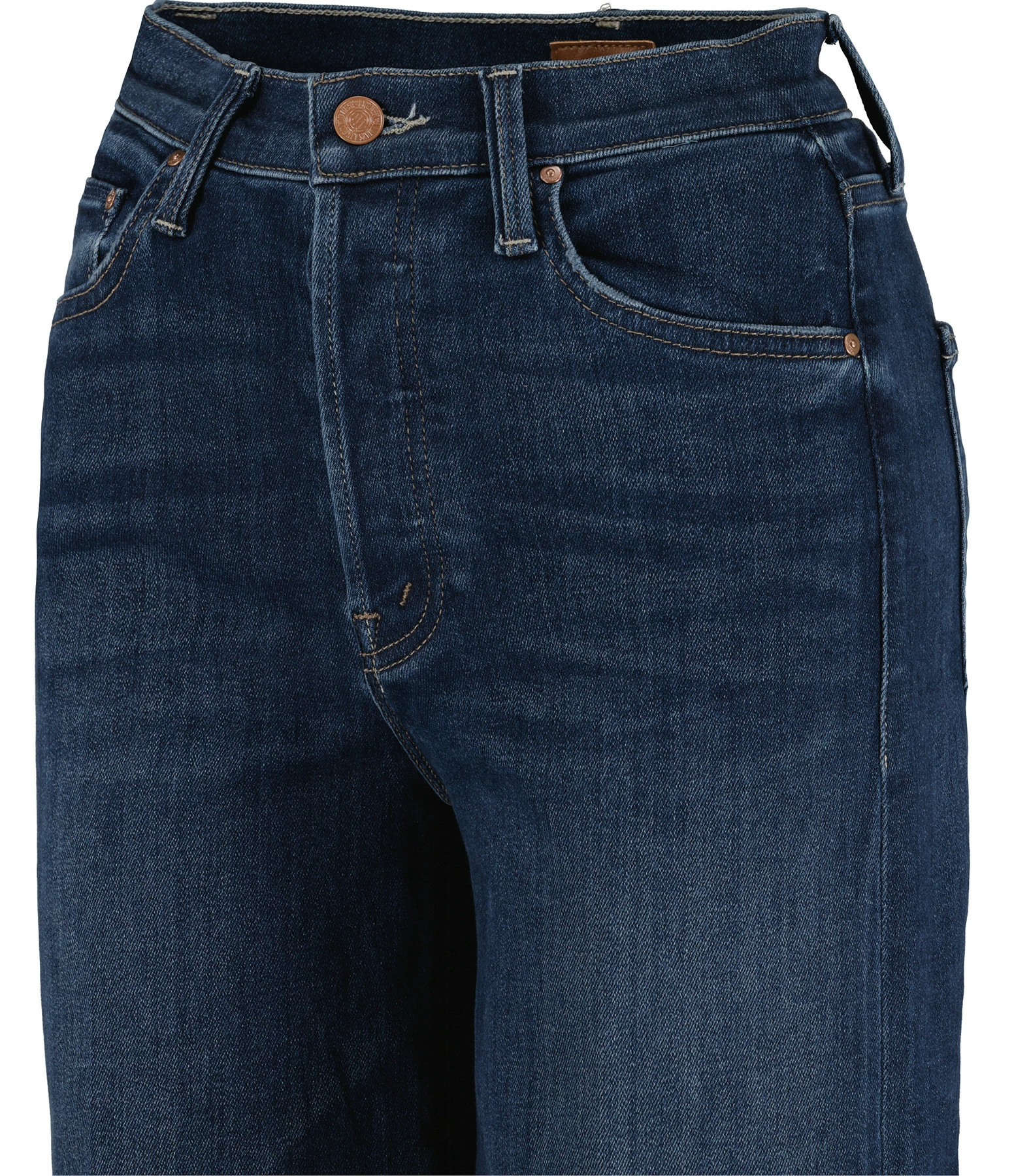 MOTHER Jean The Tomcat Roller Coton Sweet Lime – Image 2