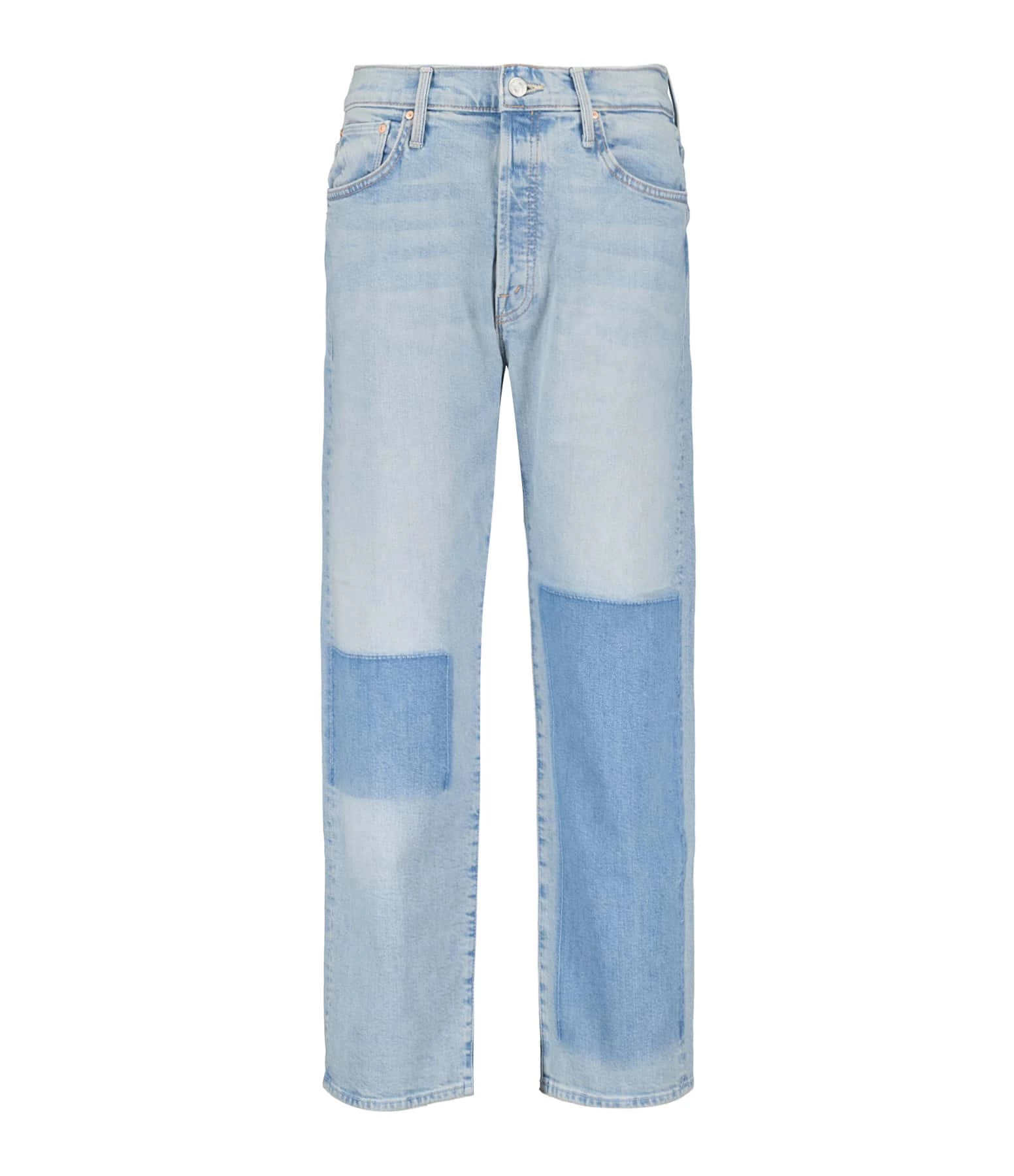 MOTHER Jean The Ditcher Crop Superior Denim Bleu Pre-Party