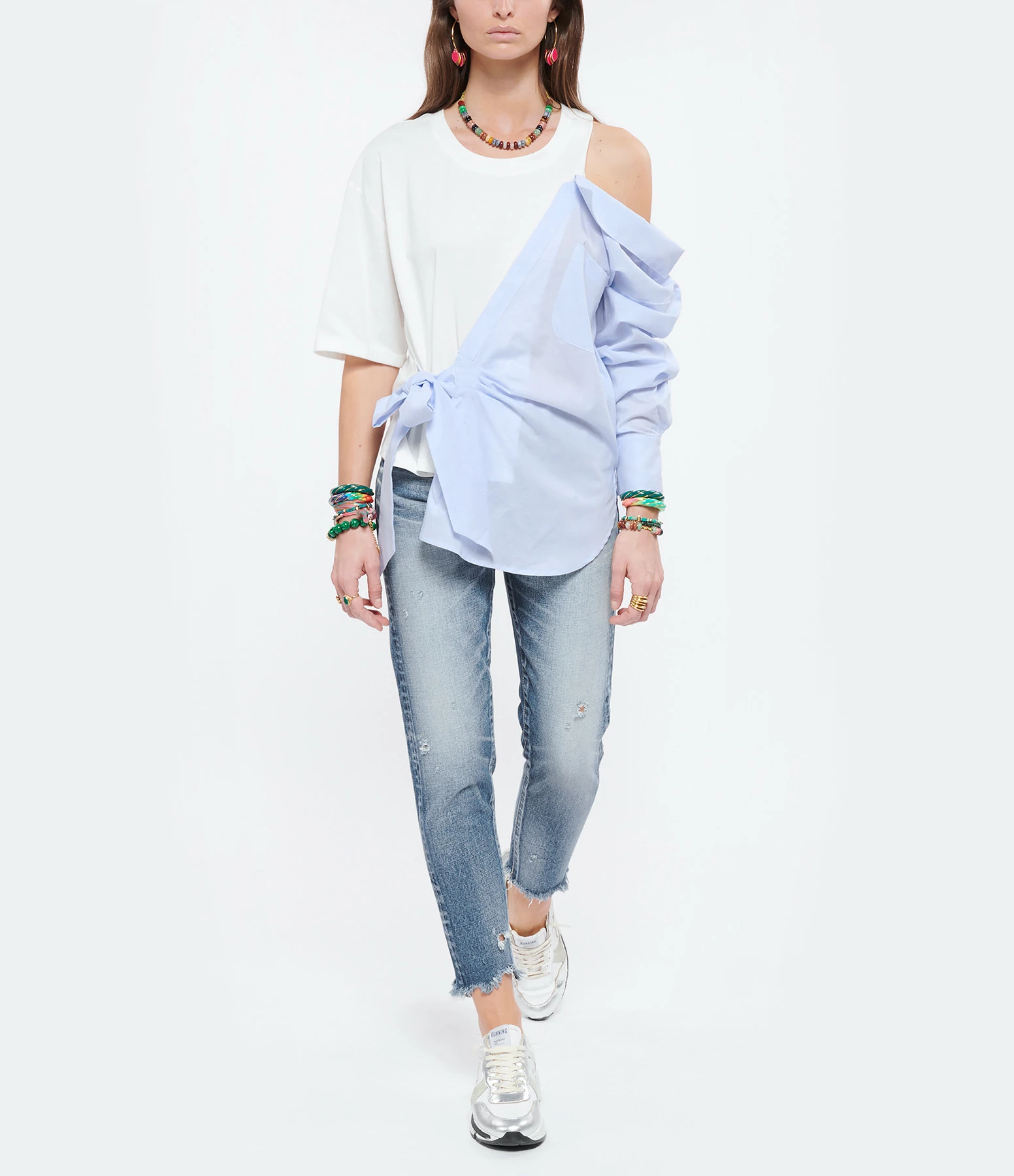 MOUSSY VINTAGE Jean Merry Tapered Denim Bleu – Image 6