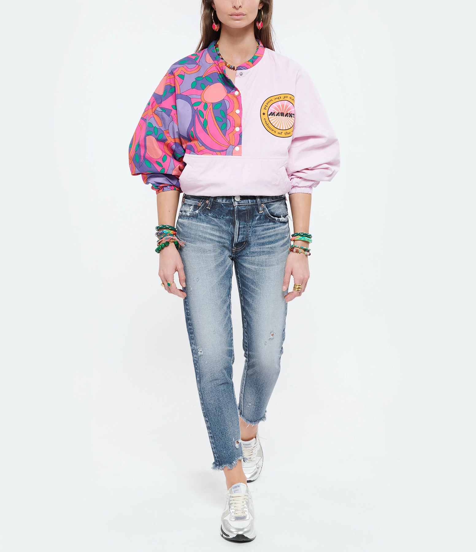 MOUSSY VINTAGE Jean Merry Tapered Denim Bleu – Image 3