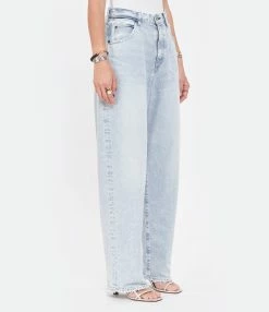 MOUSSY VINTAGE Jean Blue Villas Wide Denim Bleu Clair 15 MOUSSY VINTAGE Jean Blue Villas Wide Denim Bleu Clair -Boutique de vente ZIMMERMANN mouss look20220503 191