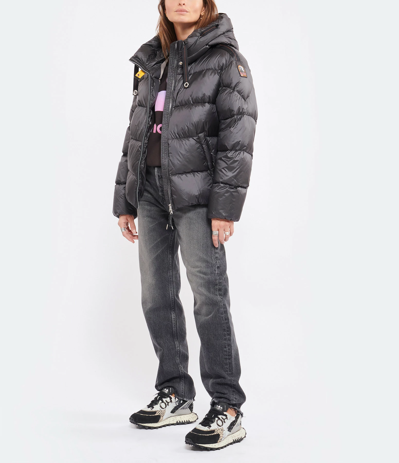 MOUSSY VINTAGE Jean Ashleys Wide Straight Denim Noir – Image 7