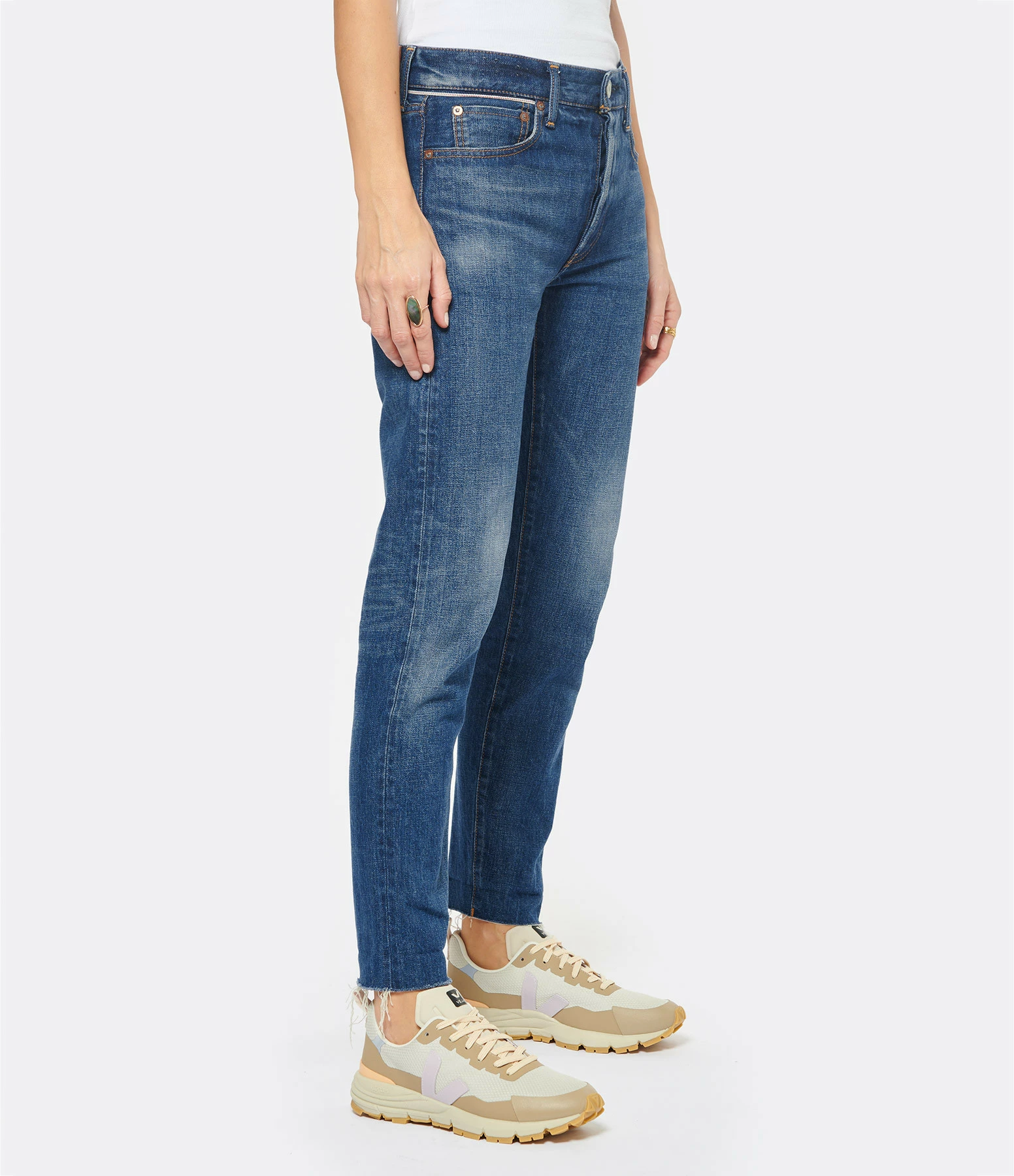 MOUSSY VINTAGE Jean Wilbur Tapered Denim Bleu – Image 4
