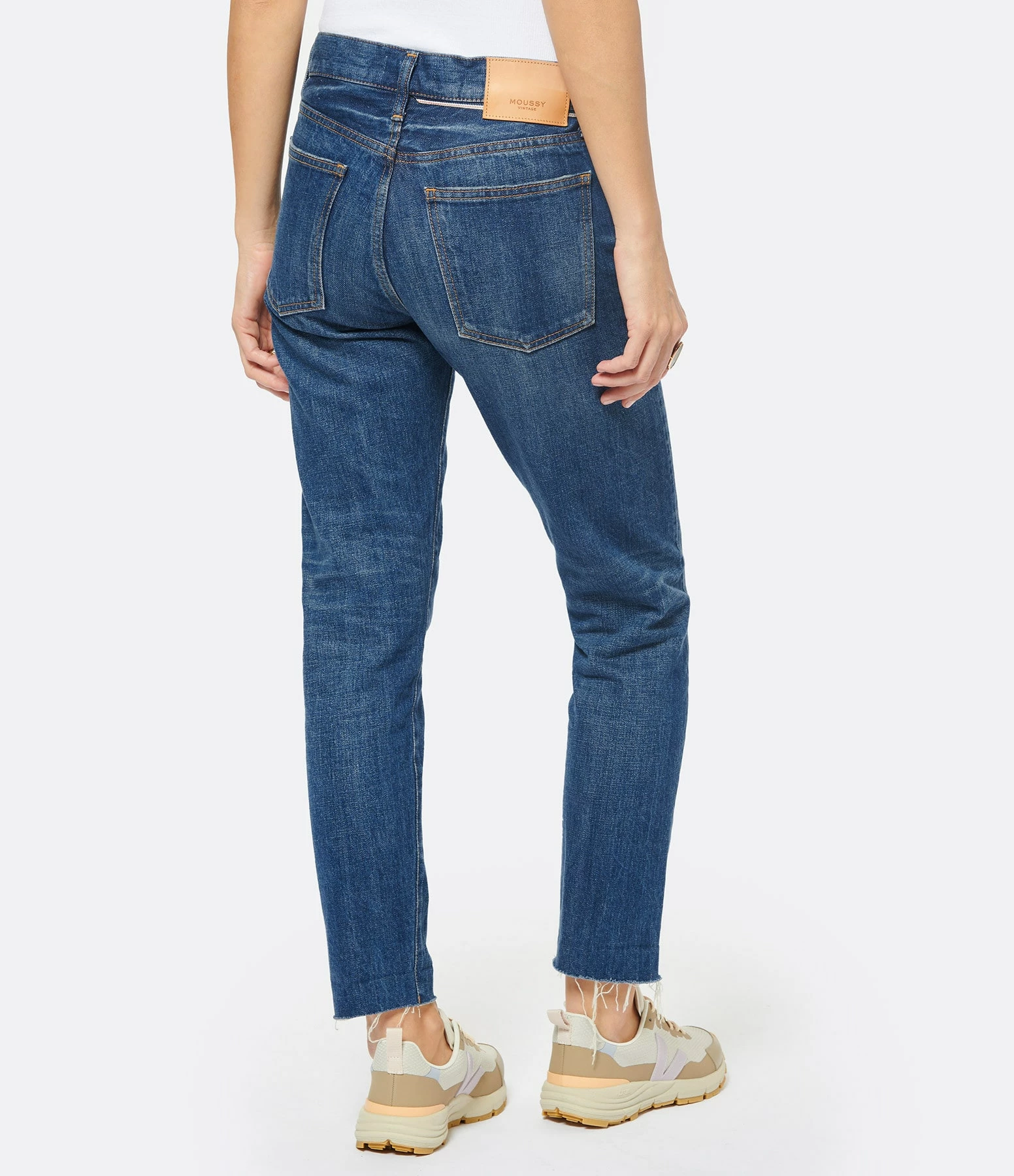 MOUSSY VINTAGE Jean Wilbur Tapered Denim Bleu – Image 5