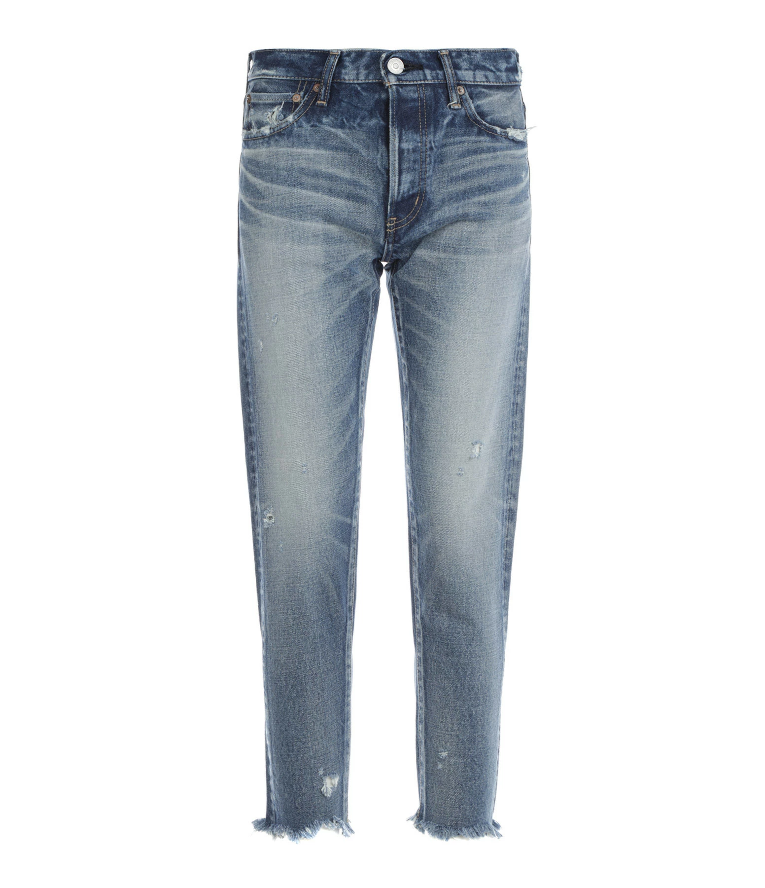 MOUSSY VINTAGE Jean Merry Tapered Denim Bleu