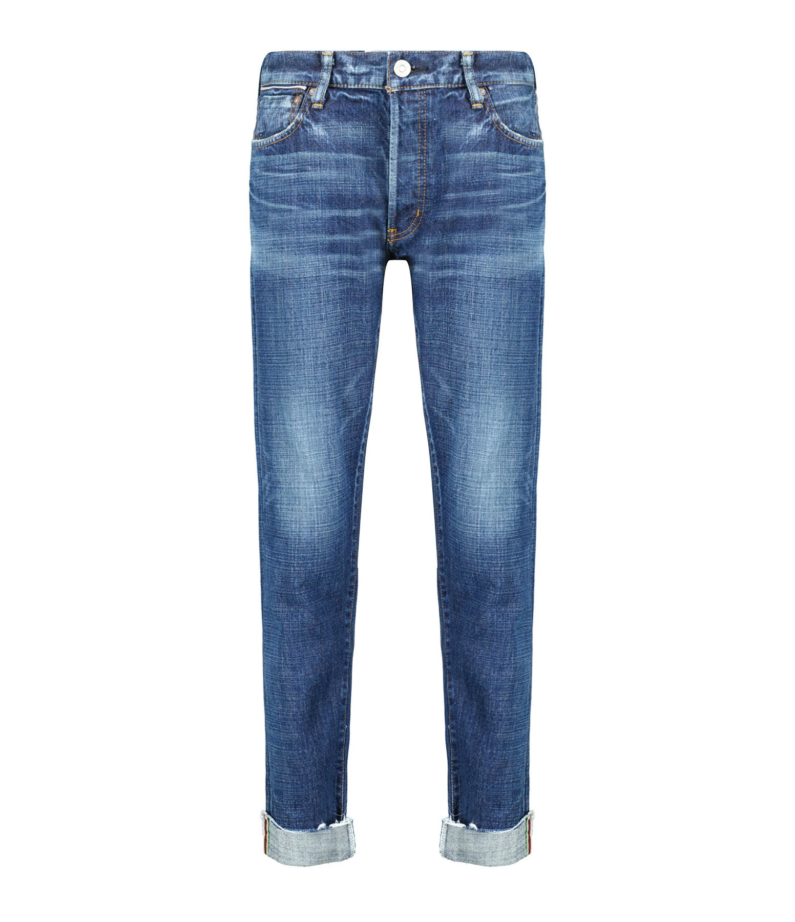 MOUSSY VINTAGE Jean Mv Angla Tapered Mid Denim Bleu Foncé