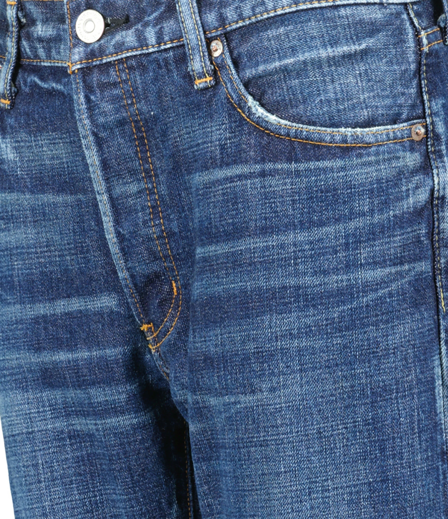 MOUSSY VINTAGE Jean Mv Angla Tapered Mid Denim Bleu Foncé – Image 2