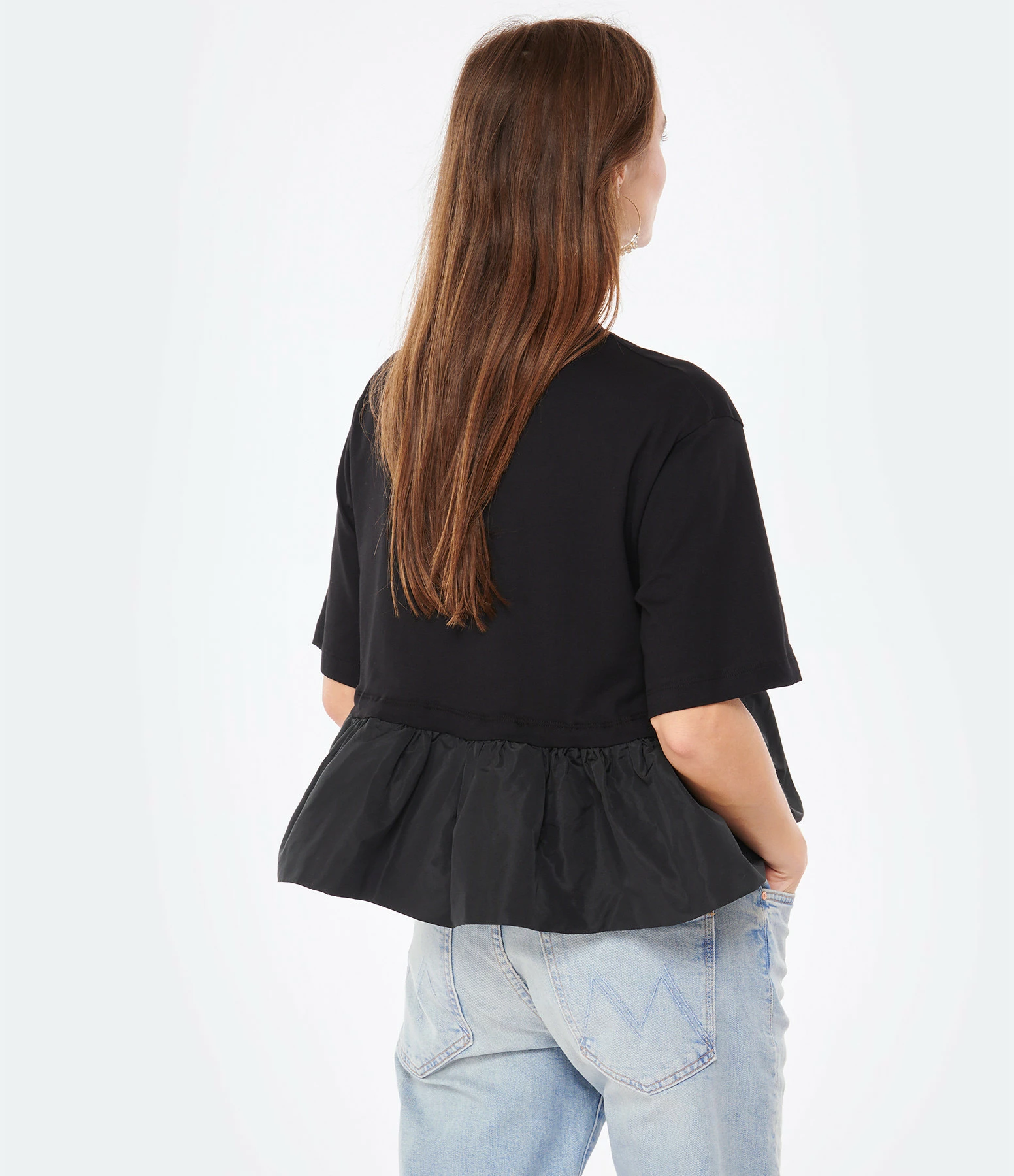 MSGM Tee-shirt Coton Noir – Image 4