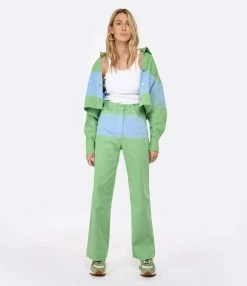 MSGM Pantalon Coton Vert 9 MSGM Pantalon Coton Vert -Boutique de vente ZIMMERMANN msgm3 look20230111 123
