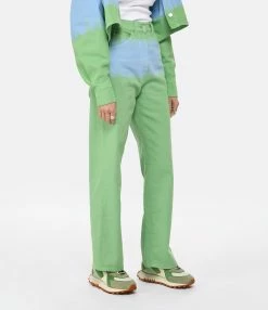 MSGM Pantalon Coton Vert 10 MSGM Pantalon Coton Vert -Boutique de vente ZIMMERMANN msgm3 look20230111 124