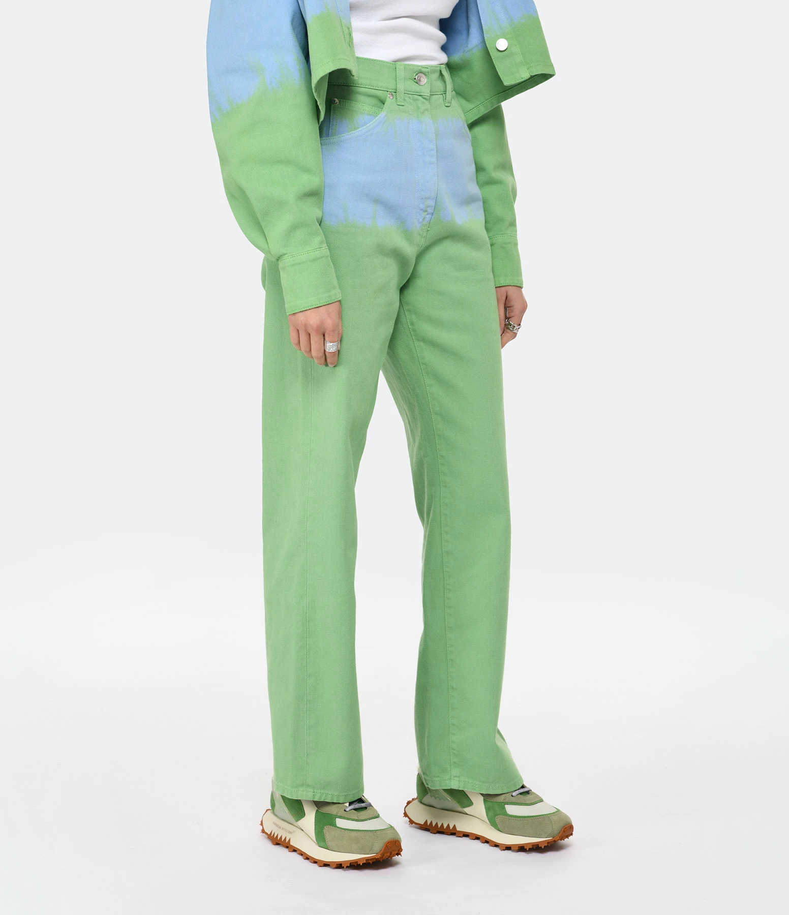 MSGM Pantalon Coton Vert 6 MSGM Pantalon Coton Vert – Image 4