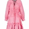 MSGM Robe Coton Rose