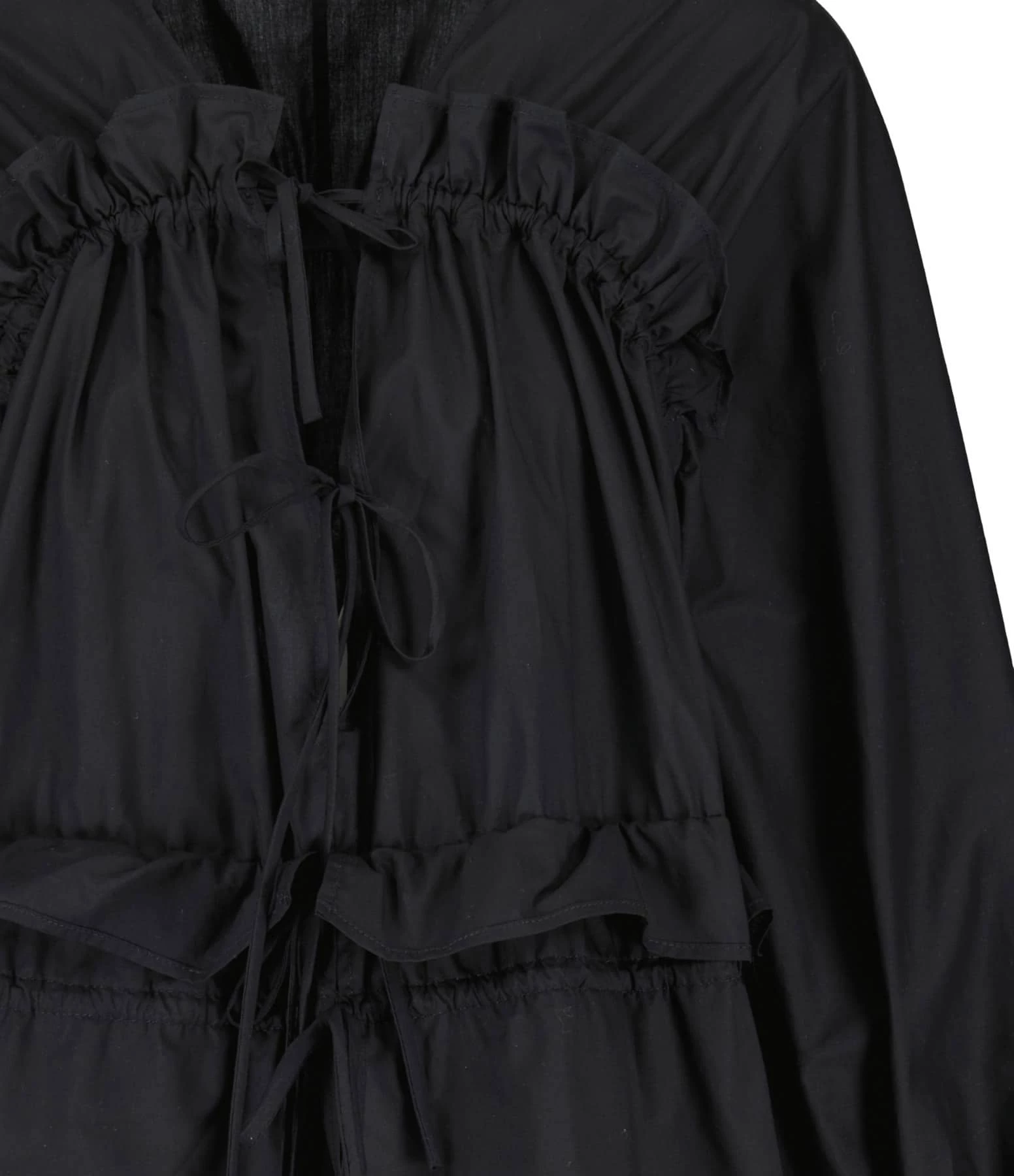 MSGM Robe Coton Noir – Image 2
