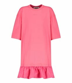 MSGM Robe Coton Fuschia