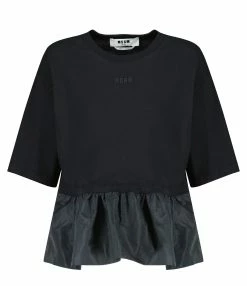 MSGM Tee-shirt Coton Noir