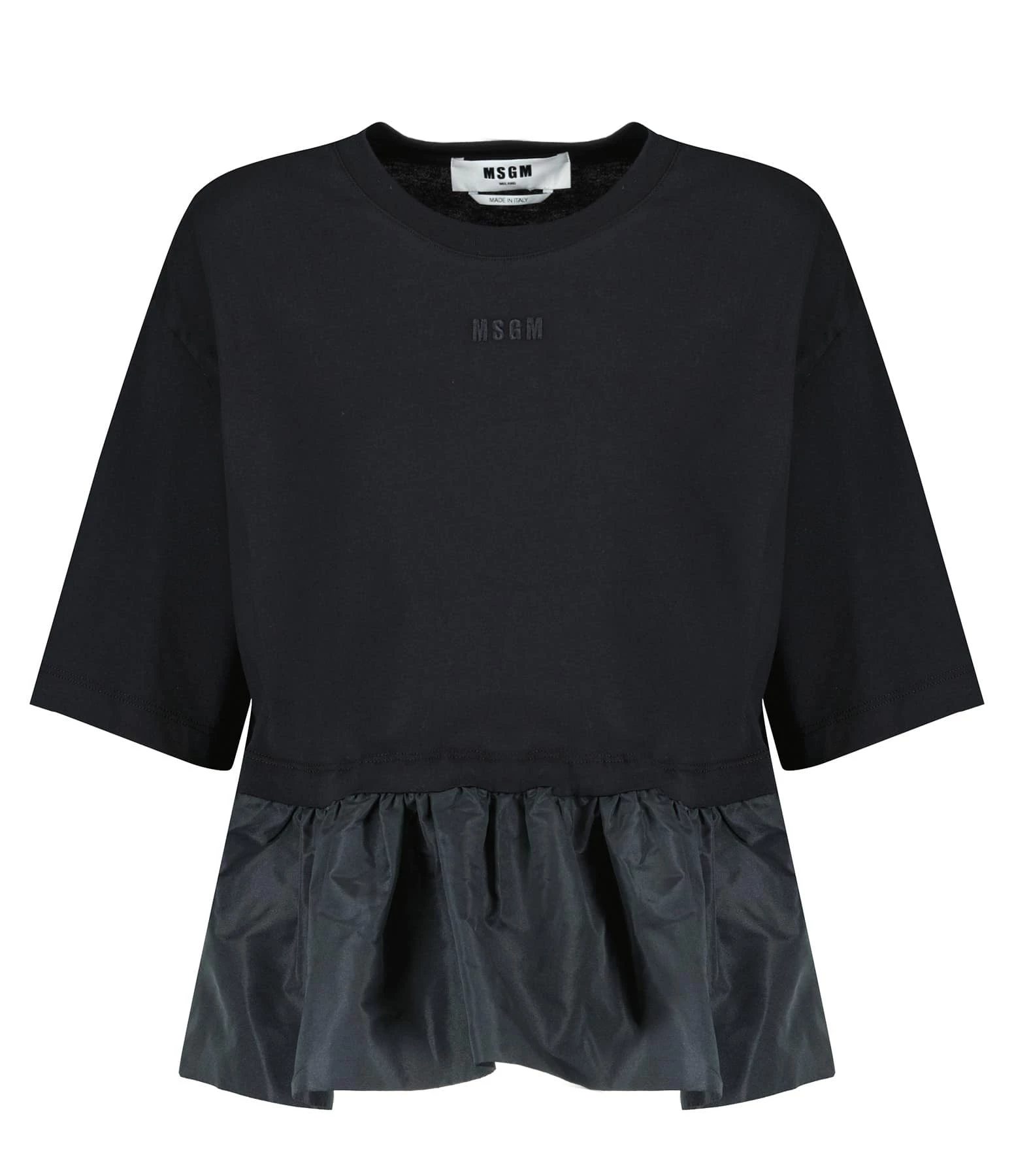 MSGM Tee-shirt Coton Noir