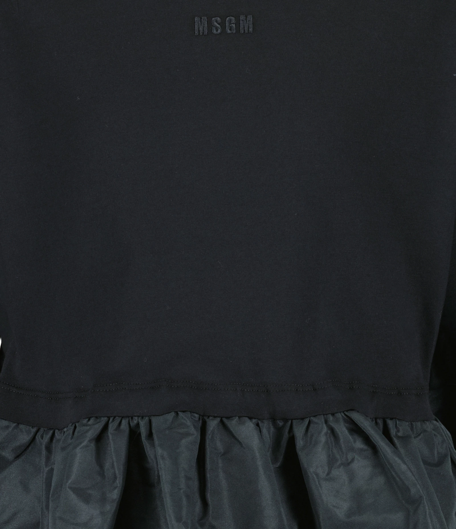 MSGM Tee-shirt Coton Noir – Image 2