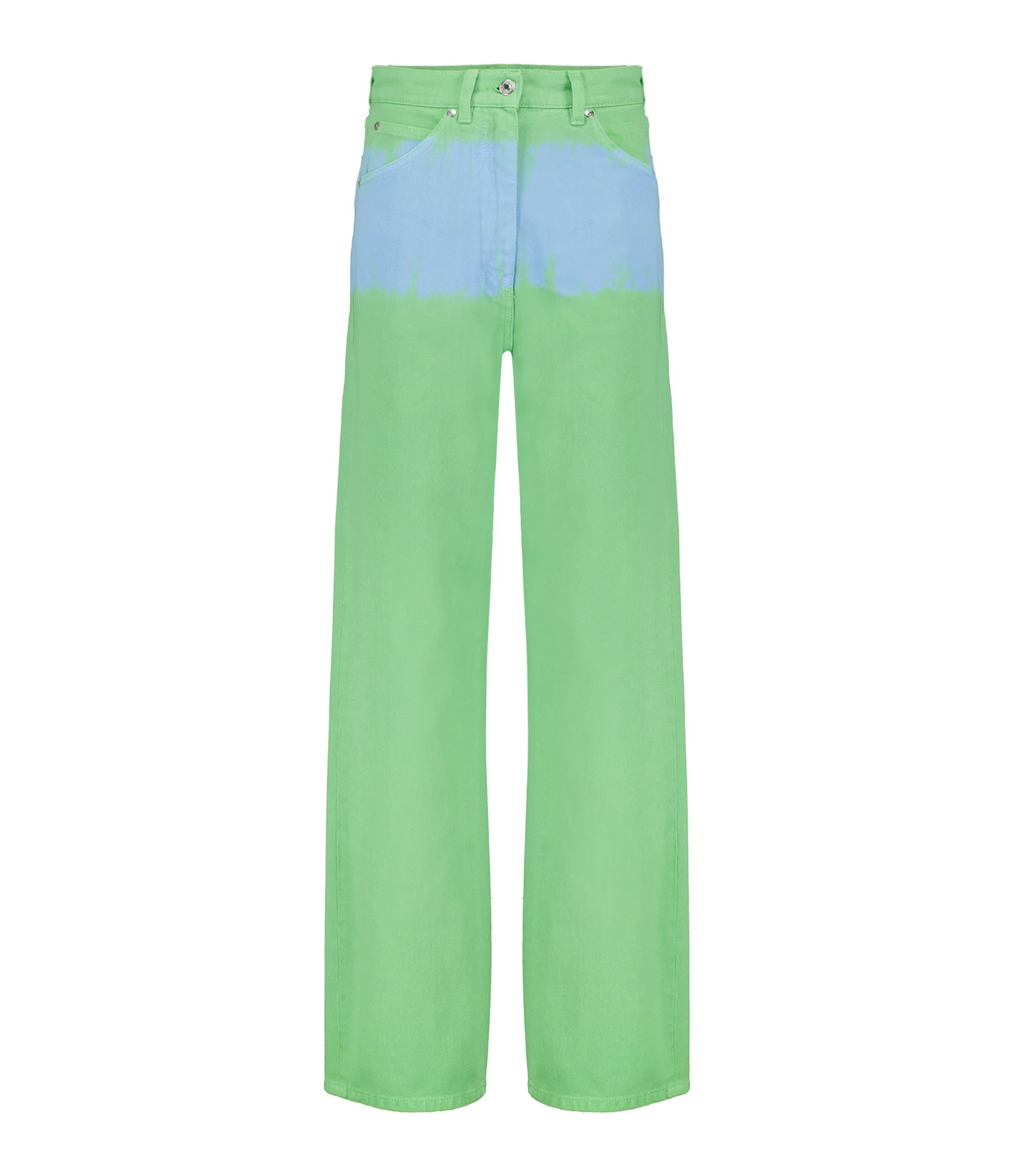 MSGM Pantalon Coton Vert 3 MSGM Pantalon Coton Vert