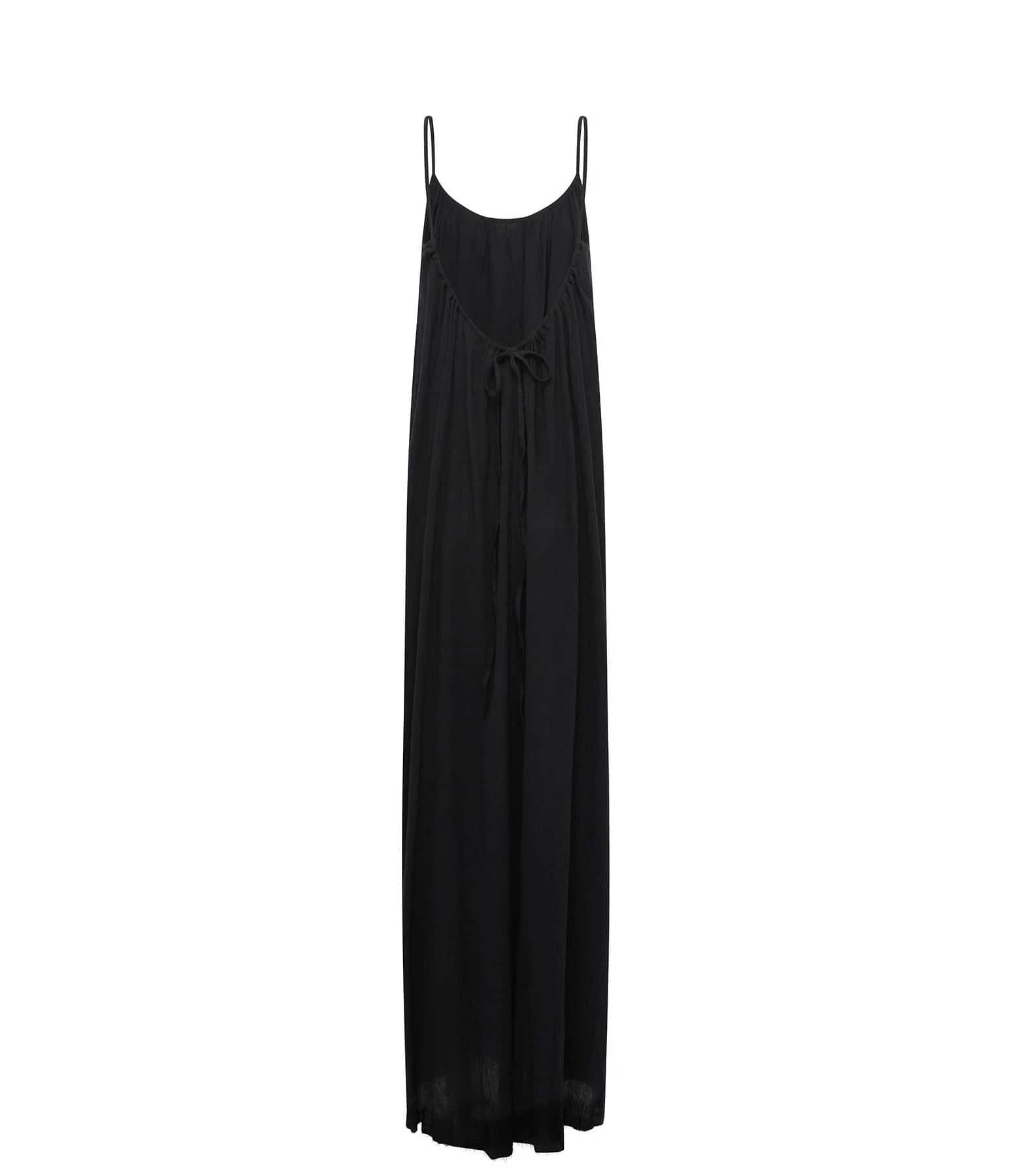 MAISON SAINT JULIEN Robe Palm Coton Noir – Image 2