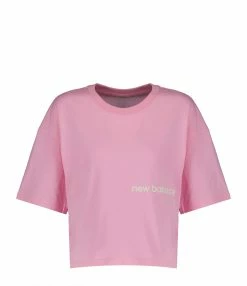 New Balance Tee-shirt NB Essentials Graphic Coton Orbit Pink