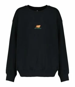 New Balance Sweatshirt NB Athletics Kim Van Vuuren Crew Coton Noir