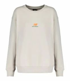 New Balance Sweatshirt NB Athletics Kim Van Vuuren Crew Coton Moonbeam