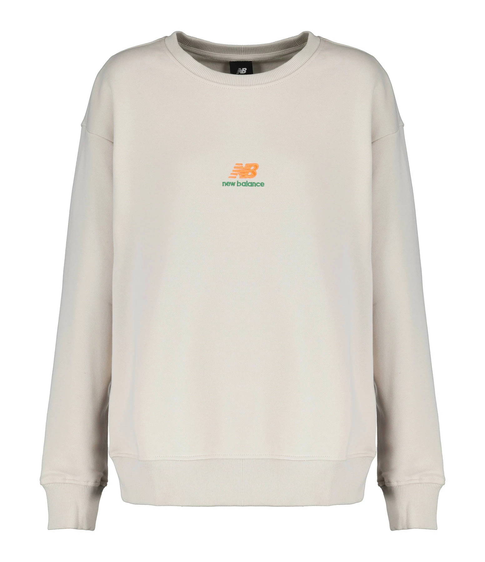 New Balance Sweatshirt NB Athletics Kim Van Vuuren Crew Coton Moonbeam