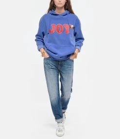 NEWTONE Sweatshirt Jagger Joy Coton Flo Bleu -Boutique de vente ZIMMERMANN newto look20210825 241