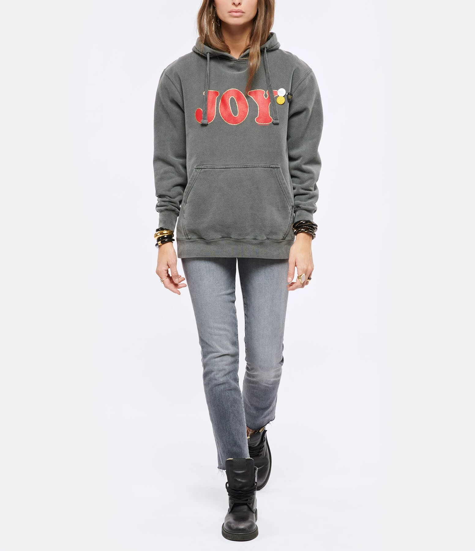 NEWTONE Sweatshirt Jagger Joy Coton Pepper – Image 5