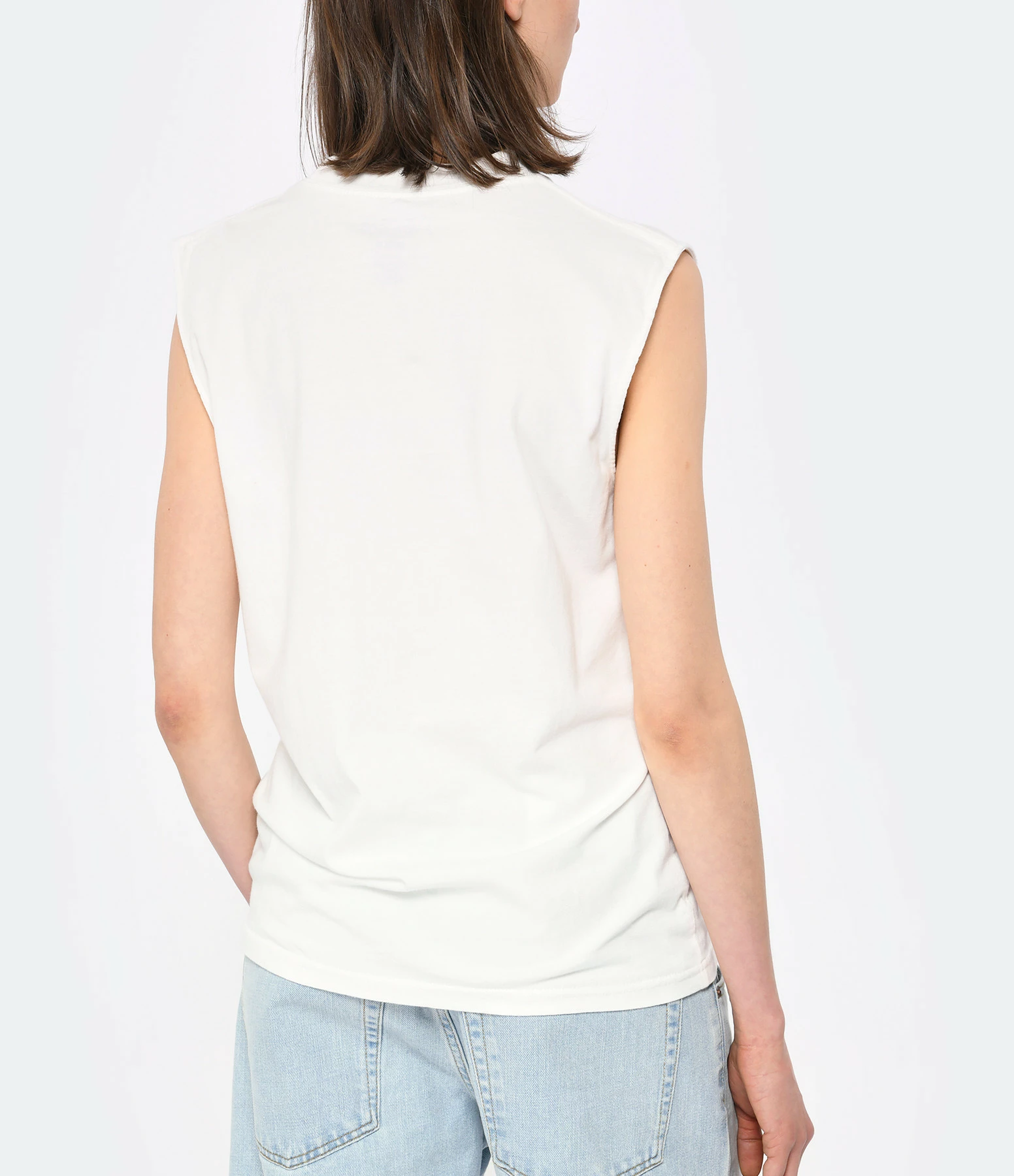 NEWTONE Tee-shirt Biker Official Coton Dirty White – Image 4