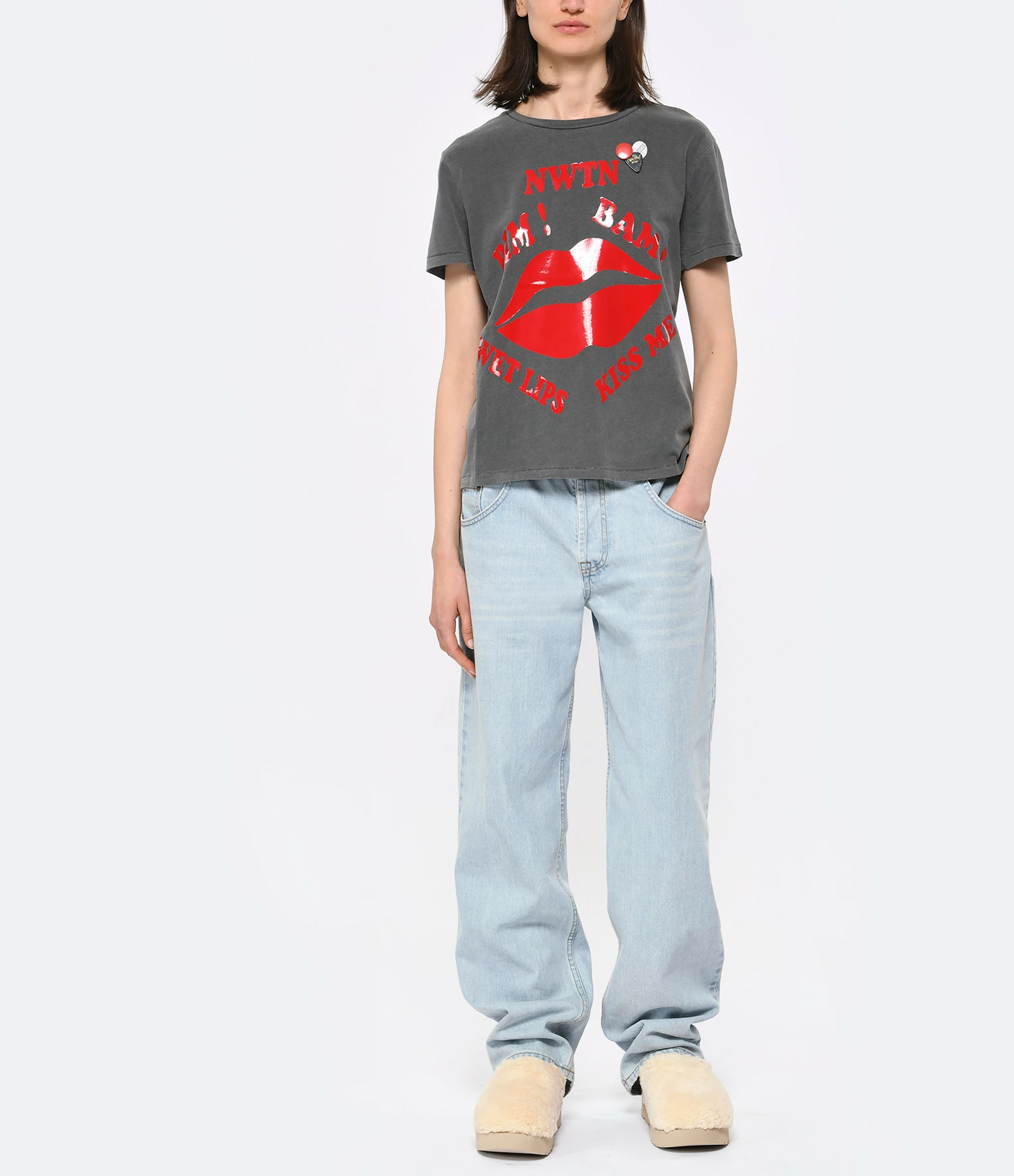 NEWTONE Tee-shirt Starlight Wet Lips Coton Pepper – Image 3