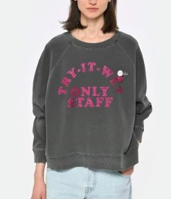NEWTONE Sweatshirt Egger Staff Pepper 9 NEWTONE Sweatshirt Egger Staff Pepper -Boutique de vente ZIMMERMANN newto look20230223 485