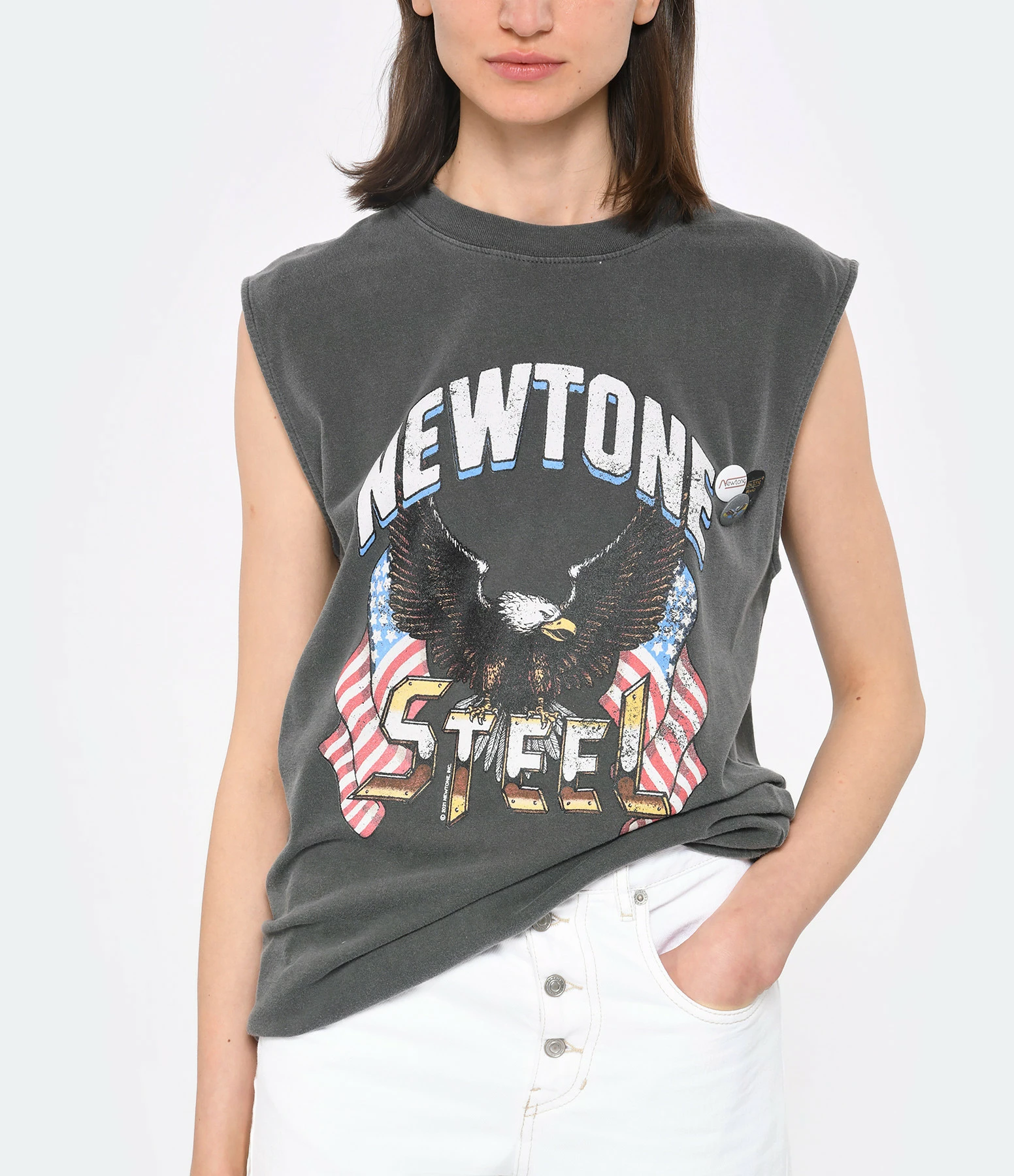 NEWTONE Tee-shirt Biker Steel Pepper – Image 3