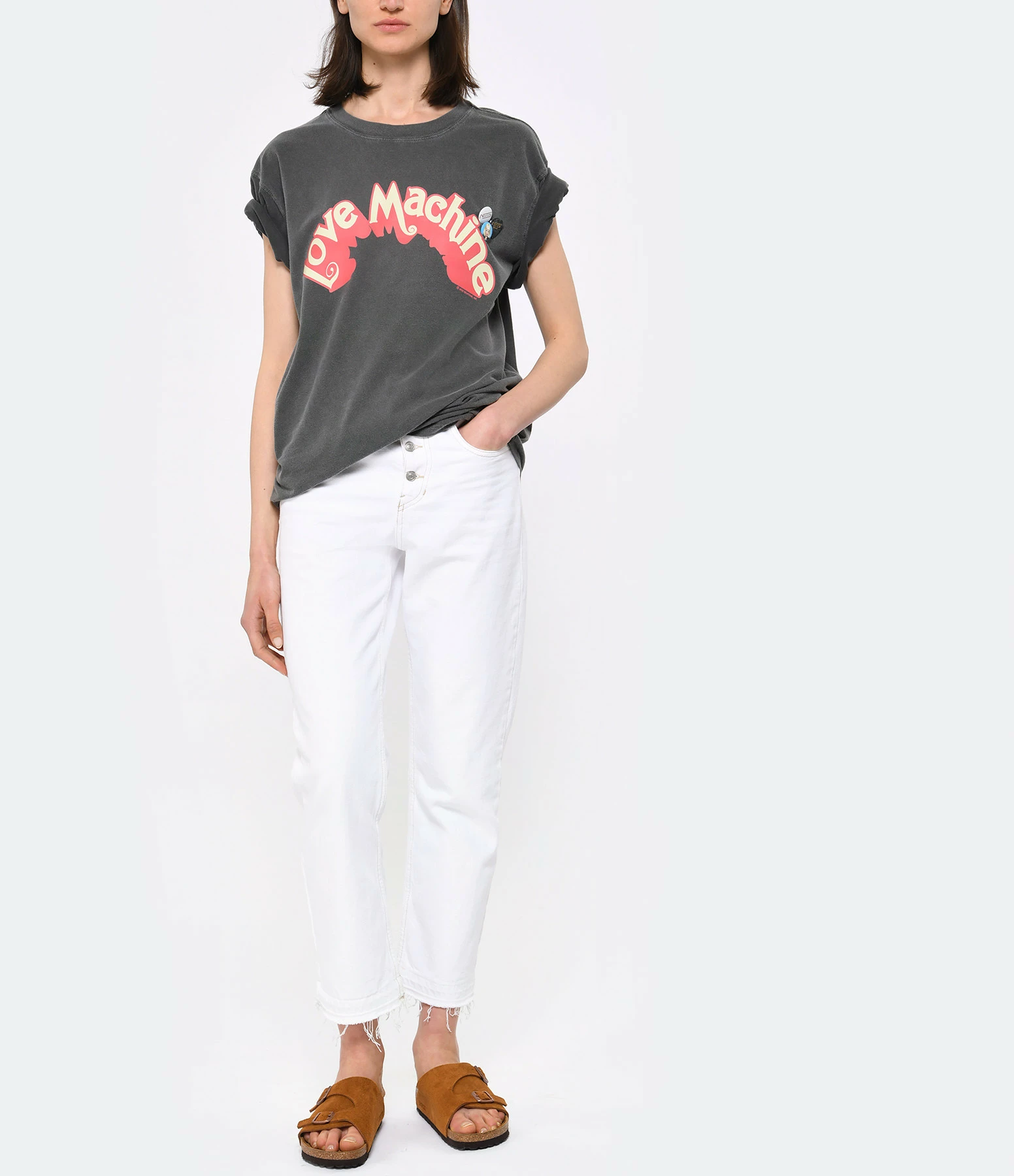 NEWTONE Tee-shirt Trucker Machine Coton Pepper – Image 3