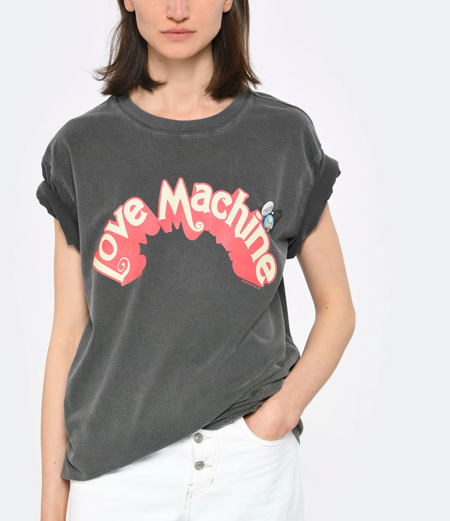 NEWTONE Tee-shirt Trucker Machine Coton Pepper – Image 2