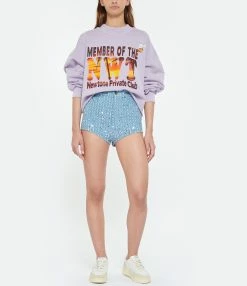 NEWTONE Sweatshirt Porter Sunset Coton Lilas 8 NEWTONE Sweatshirt Porter Sunset Coton Lilas -Boutique de vente ZIMMERMANN newto look20230228 217