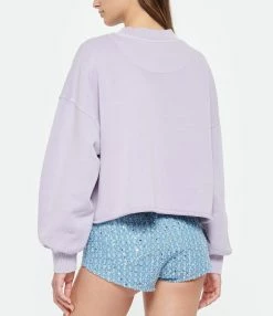 NEWTONE Sweatshirt Porter Sunset Coton Lilas 9 NEWTONE Sweatshirt Porter Sunset Coton Lilas -Boutique de vente ZIMMERMANN newto look20230228 220